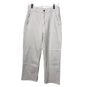 Hugo Boss women Jeans Off White Denim Modern Straight 1.1 Social High Rise 29